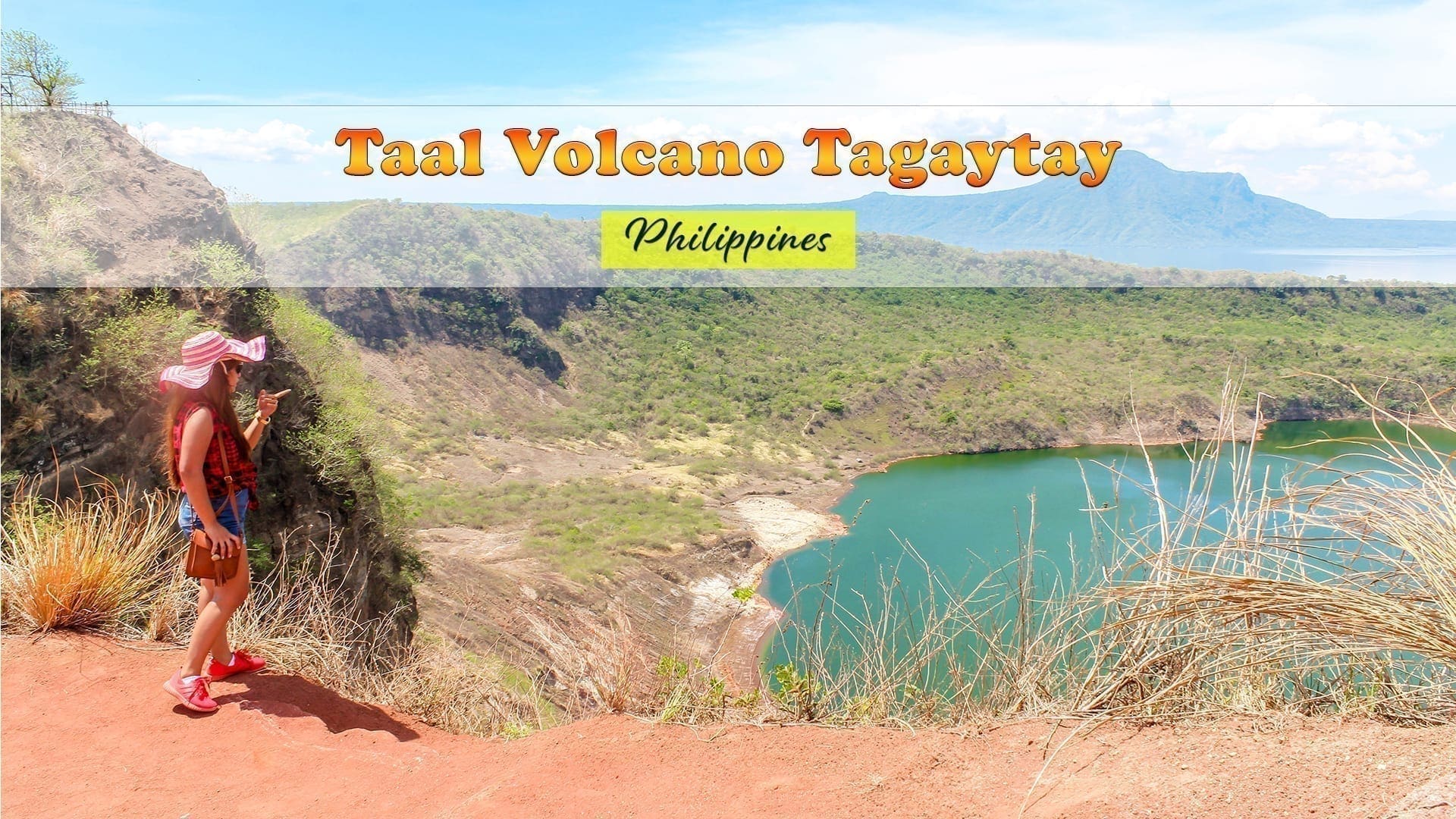 Taal Volcano Tagaytay : Must-See Tagaytay Location. Taal Volcano Tagaytay Cheche looking at the Crater