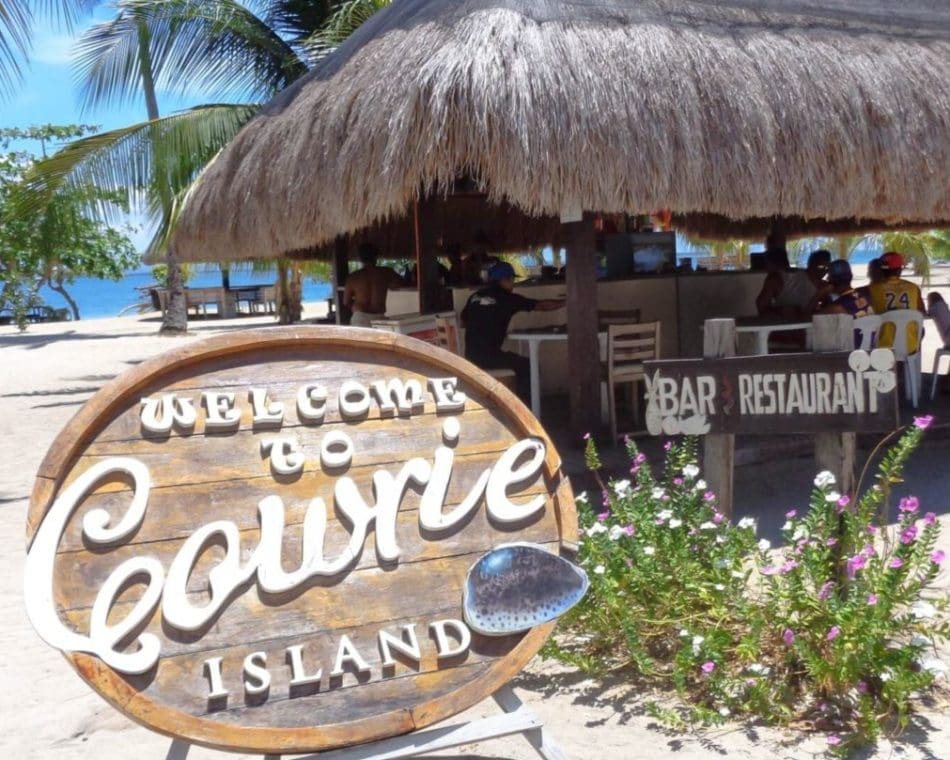 cowrie island Palawan bar restaurant