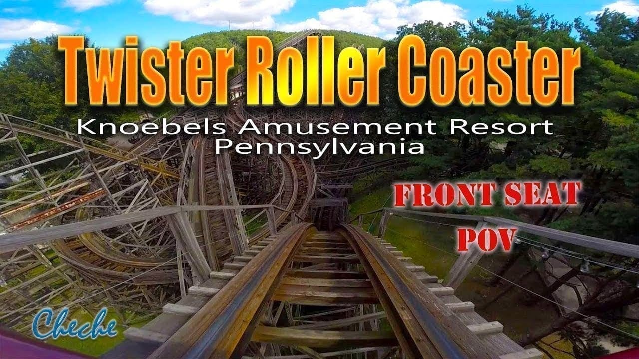 Twister Roller Coaster POV on ride | Twister Roller Coaster Knoebels On Ride POV