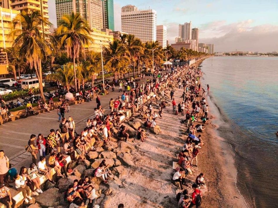 Manila Baywalk after 2019 rehabilitation