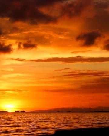 Manila Attractions Manila Baywalk Sunset