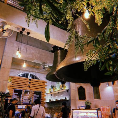 Cafes in Instramuros: Belfry Café bell