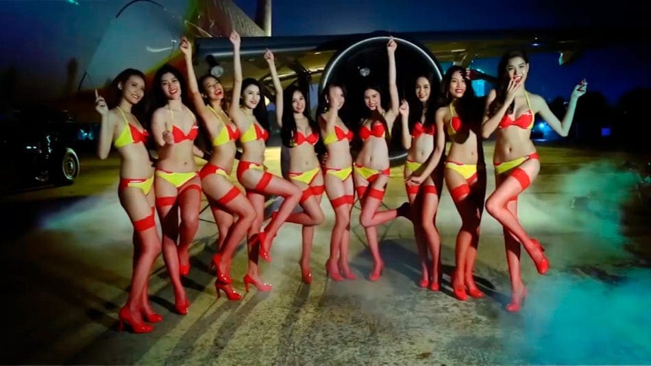 Bikini Flight Attendants