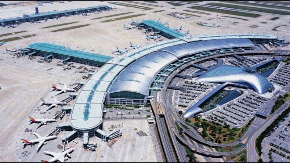 top 10 airport - Incheon International Airport aerial view