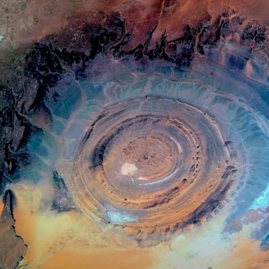 10 of the Strangest Places in the World Richat Structure strangest places in the world